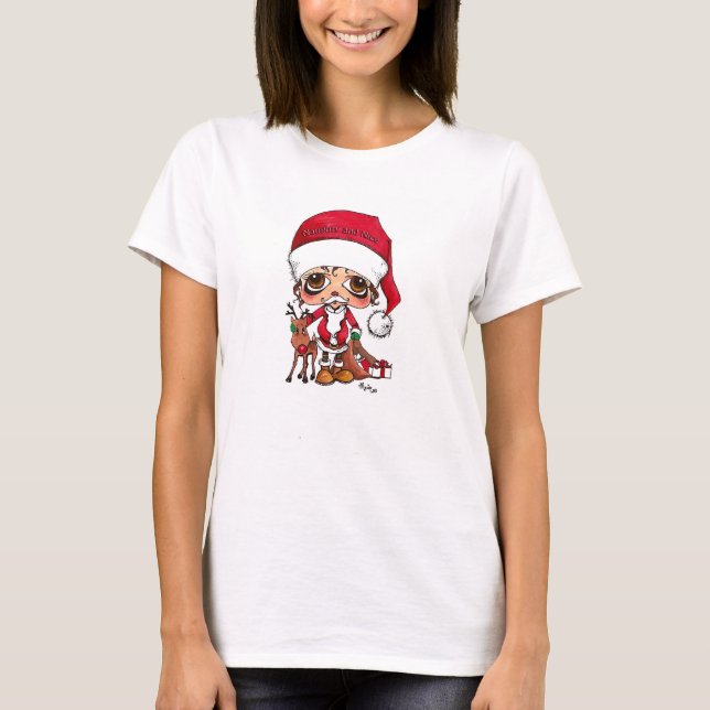 Camiseta de Santa y de Rudolf (Anverso)