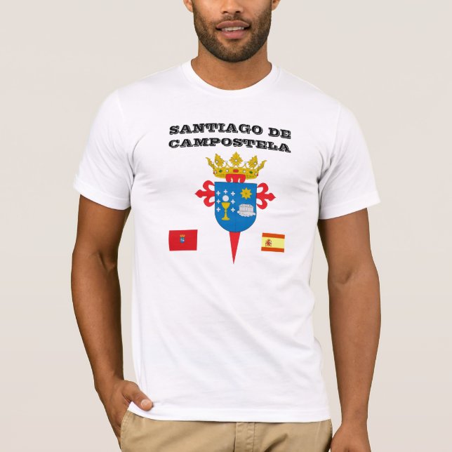 Camiseta de Santiago* de Campostela España (Anverso)
