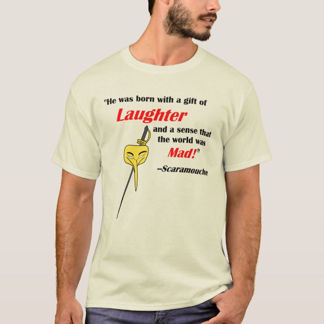Camiseta de Scaramouche Quote (Anverso)