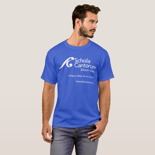 Camiseta de Schola Cantorum Silicon Valley (Anverso completo)
