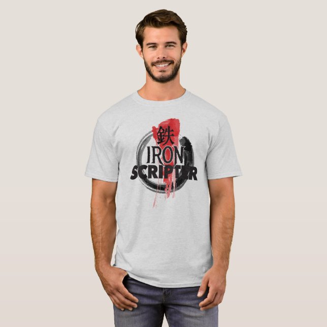 Camiseta de Scripter del hierro (Anverso completo)