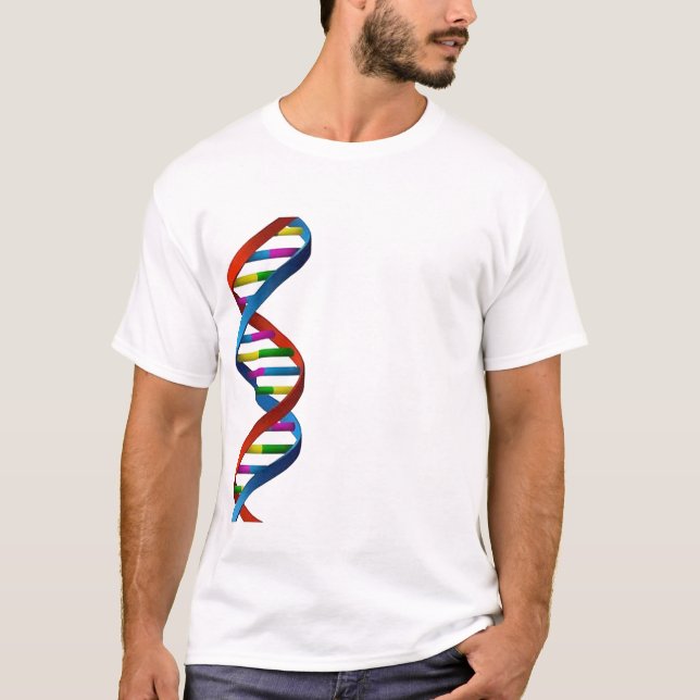 Camiseta de secuencia de ADN de Gnome - Diseño de  (Anverso)