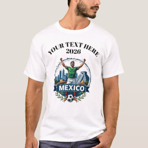 Camiseta de seguidor del equipo de fútbol de Méxic