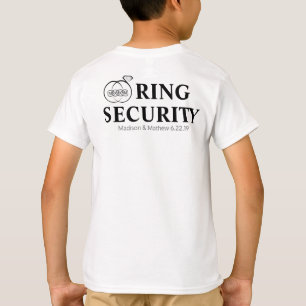 Camiseta de seguridad del portador de anillo