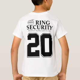 Camiseta de seguridad del portador de anillo