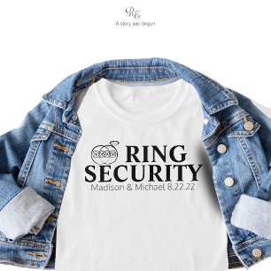 Camiseta de seguridad del portador de anillo