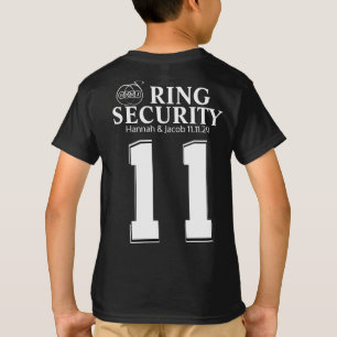 Camiseta de seguridad del portador de anillo