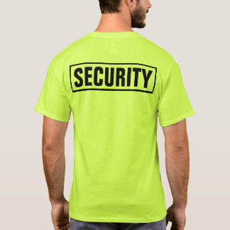 Camiseta de seguridad personalizada personalizado
