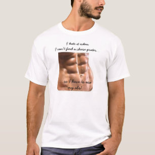 Camiseta de "seis ABS del paquete" -