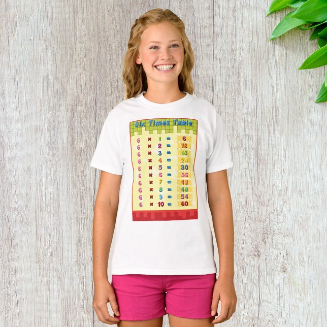 Camiseta de seis veces Chicas de mesa (Subido por el creador)