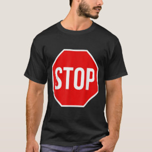 Camiseta de señal de parada Adultos Hombres Mujere