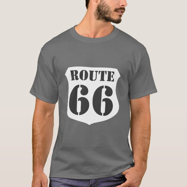 Camiseta de señalización de la autopista - Ruta 66 (Anverso)