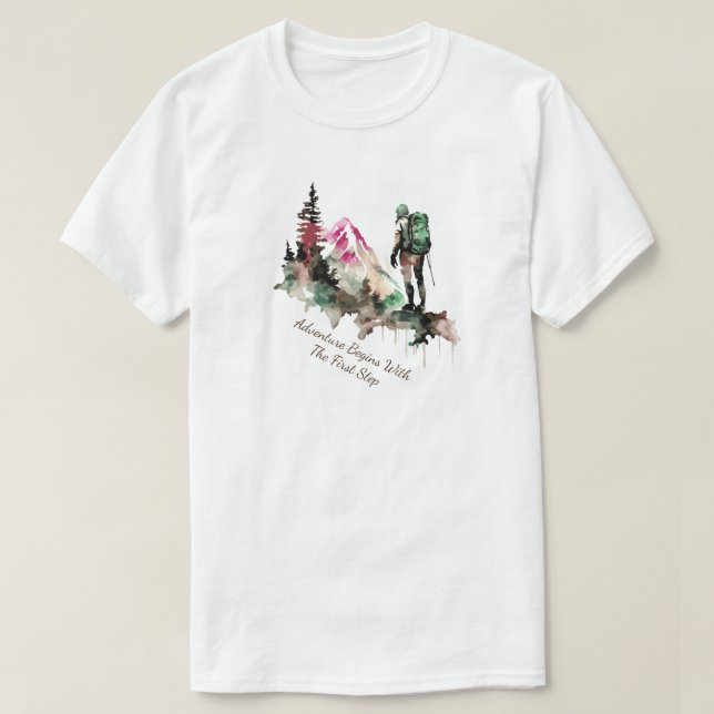Camiseta de senderismo (Diseño del anverso)