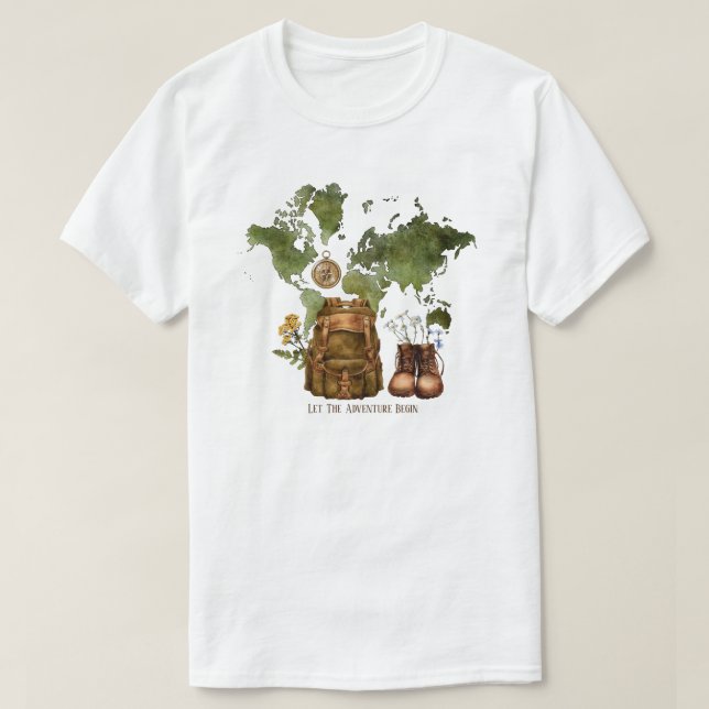 Camiseta de senderismo (Diseño del anverso)