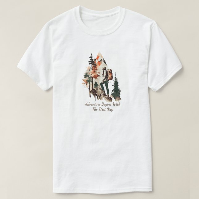 Camiseta de senderismo (Diseño del anverso)