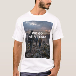 Camiseta de senderismo familiar en equipo — Regalo