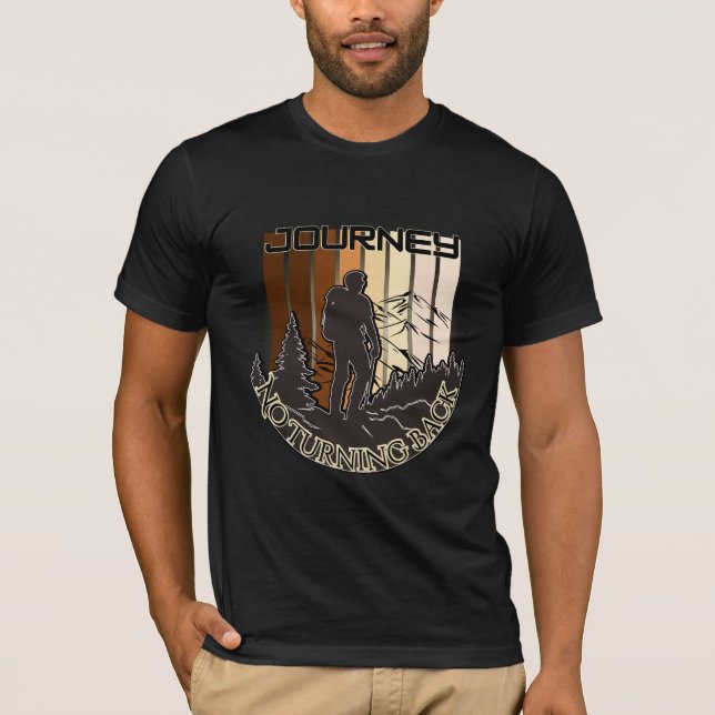 Camiseta de senderismo No Turning Back Journey | A (Anverso)