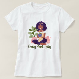 Camiseta de Señora Loca de las Plantas