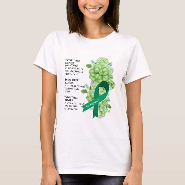 Camiseta de sensibilización de apoyo gastroparesis (Anverso)