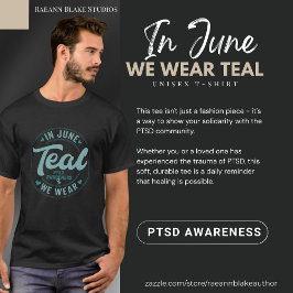 Camiseta de sensibilización del PTSD