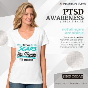 Camiseta de sensibilización del PTSD