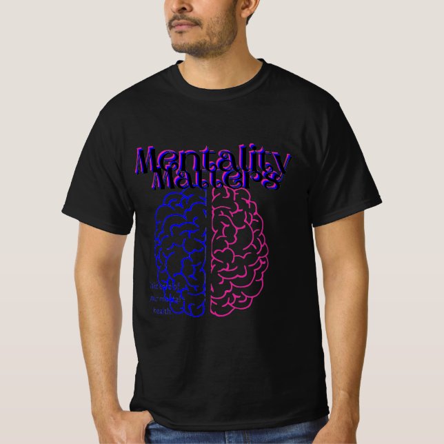 Camiseta de sensibilización mental (Anverso)