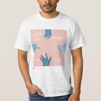 Camiseta de sensibilización sobre donación de órga