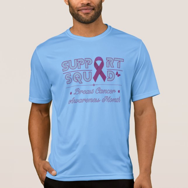 Camiseta de sensibilización sobre el cáncer de mam (Anverso)