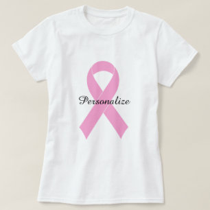 Camiseta de sensibilización sobre el cáncer de mam