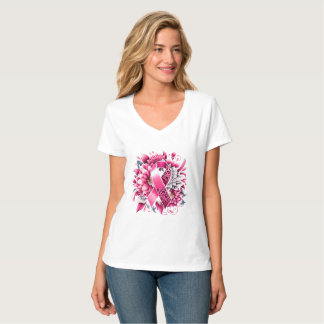 Camiseta de sensibilización sobre el cáncer de mam