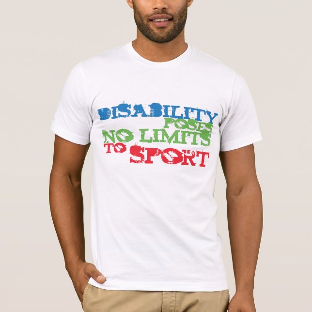 Camiseta de sensibilización sobre la discapacidad (Anverso)