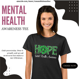 Camiseta de sensibilización sobre la salud mental