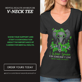 Camiseta de sensibilización sobre la salud mental