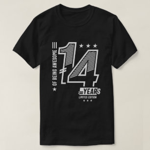 Camiseta De ser asombroso 14 años - 14 años