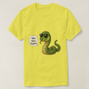 Camiseta de Serpiente con Grandes Planes y Movimie