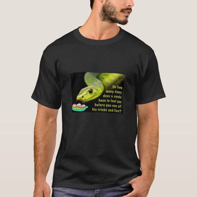 Camiseta de serpiente de NWO (v2 oscura) (Anverso)