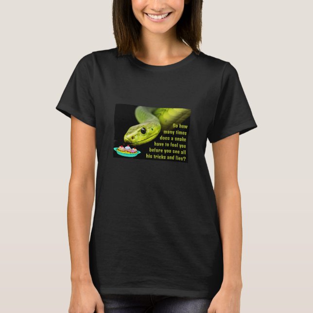 Camiseta de serpiente de NWO (v2 oscura) (Anverso)