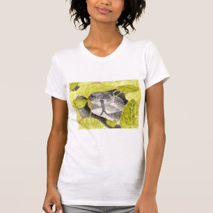 Camiseta de serpiente de rata negra