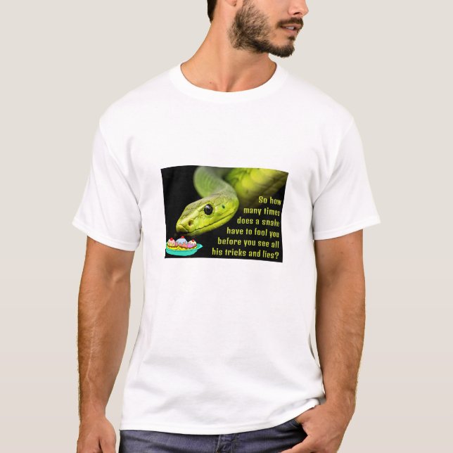 Camiseta de serpiente NWO (v2 light) (Anverso)
