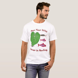 Camiseta de serpiente para Año Nuevo masculino 202