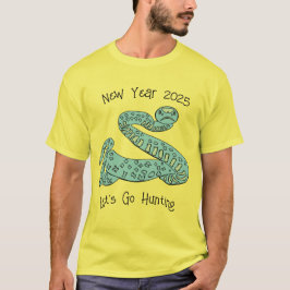 Camiseta de serpiente para Año Nuevo masculino 202