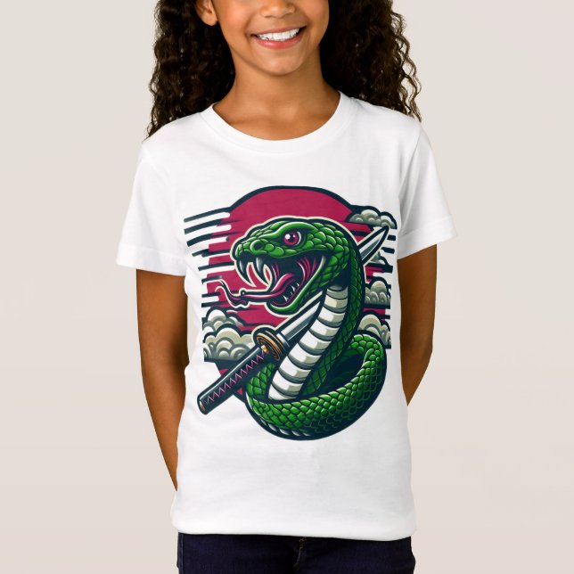 Camiseta de serpiente verde (Anverso)