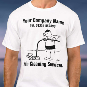 Camiseta de servicios de limpieza de drenaje