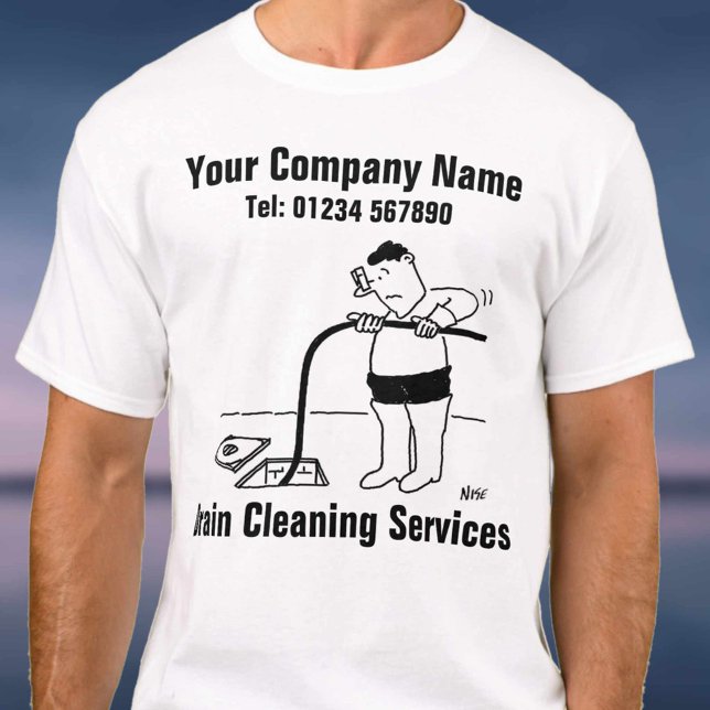 Camiseta de servicios de limpieza de drenaje (Subido por el creador)