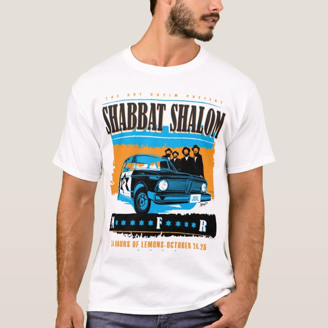 Camiseta de Shabbat Shalom (Anverso)