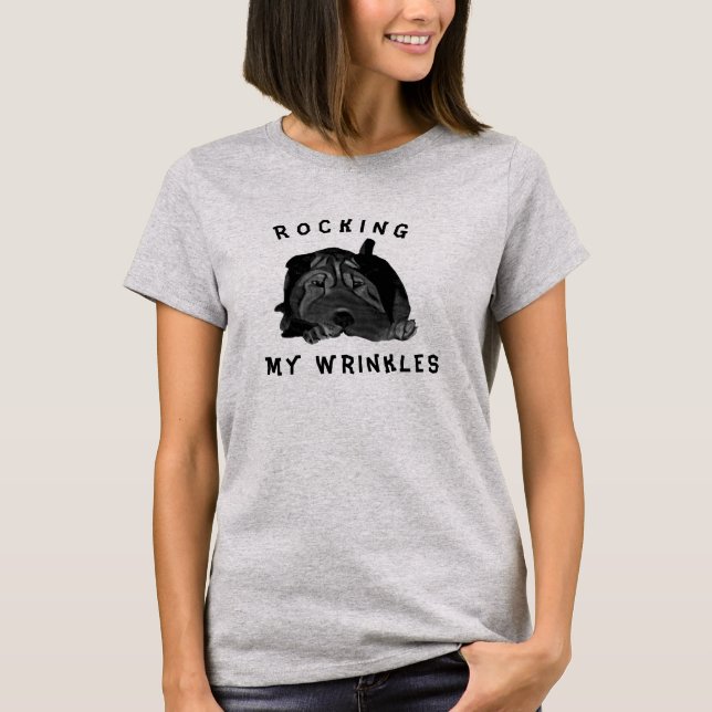 Camiseta de Shar Pei Dog Lover para ella (Anverso)