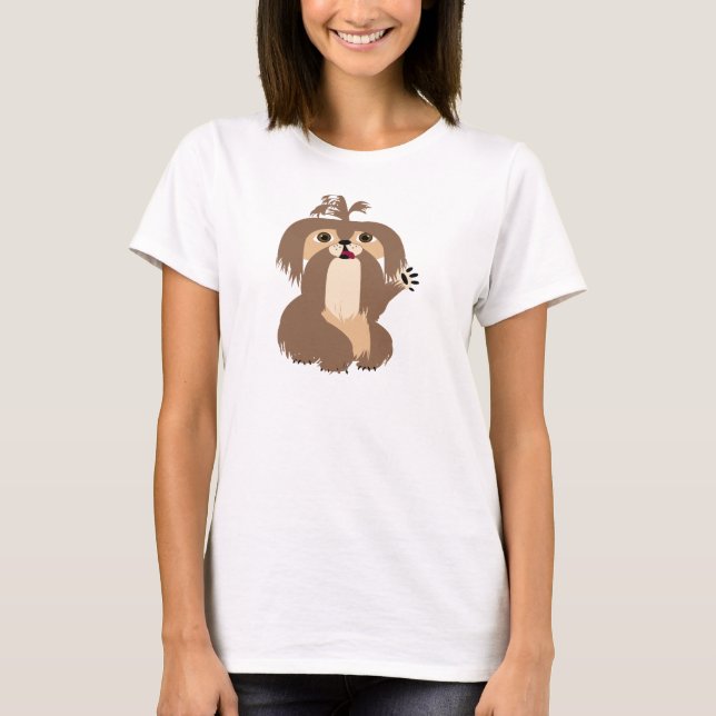 Camiseta de Shih Tzu (Anverso)
