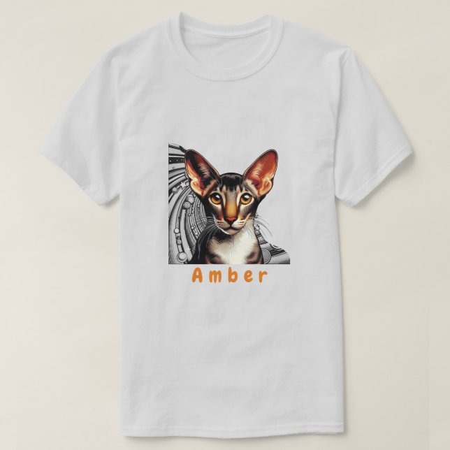 Camiseta de Shorthair oriental (Diseño del anverso)
