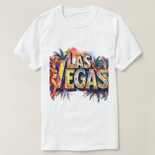 Camiseta de Showgirl Splash de Las Vegas