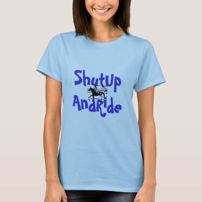 Camiseta de ShutUpAndRide (Anverso)